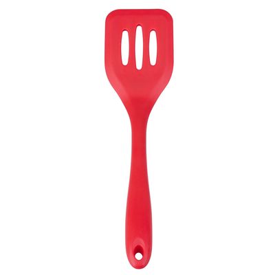 Espátula de Cozinha Vazada Cazza Easy Vermelha