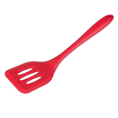Espátula de Cozinha Vazada Cazza Easy Vermelha