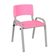 Kit 10 Cadeira Iso Infantil Creche, Escola Base Cinza Rosa