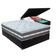 Cama Box Baú Casal E Colchão Black Graphite Molas Ensacadas Preto