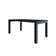 Mesa De Jantar Bronx U 180x90x77cm Brmj9180u Preto Tx - Est.preta Preto Tx/est.preta