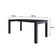 Mesa De Jantar Bronx U 180x90x77cm Brmj9180u Preto Tx - Est.preta Preto Tx/est.preta