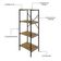 Estante C/04 Prateleiras 118x45x33cm Tub Tueh1144 Lâmina Mel - Est.preta Lâmina Mel / Est.preta