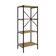 Estante C/04 Prateleiras 118x45x33cm Tub Tueh1144 Lâmina Mel - Est.preta Lâmina Mel / Est.preta