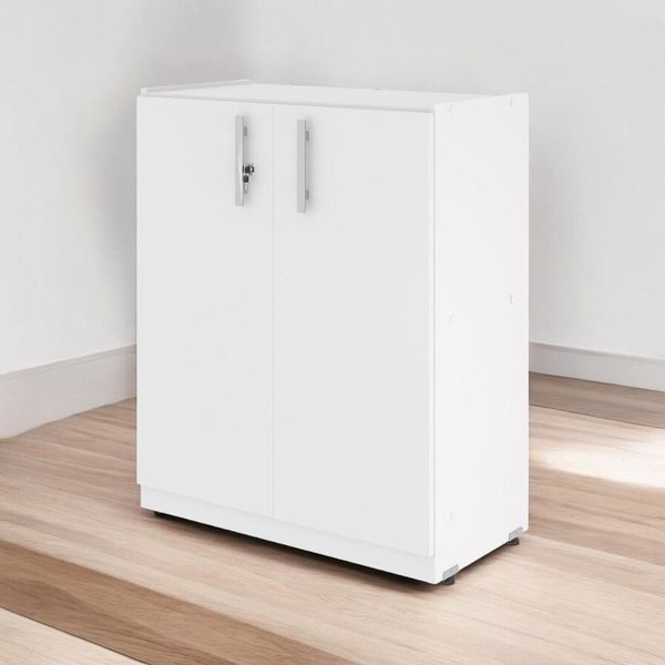 Armário Balcão 02 Portas Light Branco