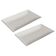 Kit 2 Travessas Melamina Branca 35x22,5cm Wolff Cozinha Bandeja Servir Porções Retangular