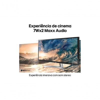 Monitor LG Ultrawide 29WQ600B-W Tela IPS De 29 21:9 USB-C 7Wx2 MaxxAudio® 1ms (MBR) 100Hz AMD FreeSync sRGB 99% HDR10