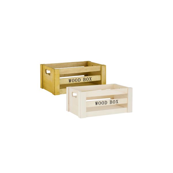 Caixa Organizadora Le Madeira Bege 25x17x11cm