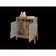 Adega Bar Luna 2 Portas Off White/cedro