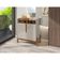 Adega Bar Luna 2 Portas Off White/cedro