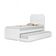 Cama Bibox Solteiro Luiza Branca Com 02 Colchões