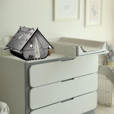 Abajur Casinha De Mesa