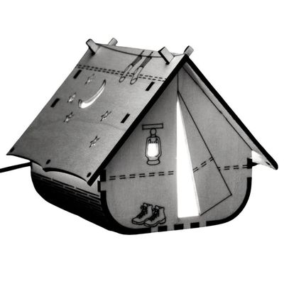 Abajur Casinha De Mesa