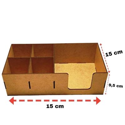 Porta Guardanapo E Temperos Em Mdf - Kit 5 Unidades