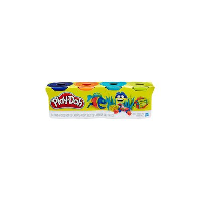 Kit de Massa de Modelar Playdoh Hasbro com 4 Unidades - Item Sortido