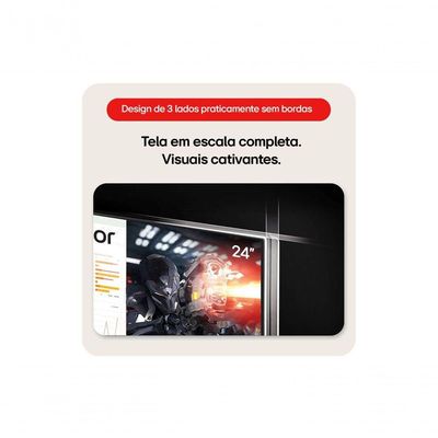 Monitor LG 24 IPS Full HD 100Hz HDMI Ajuste de Inclinação 24MS500-B