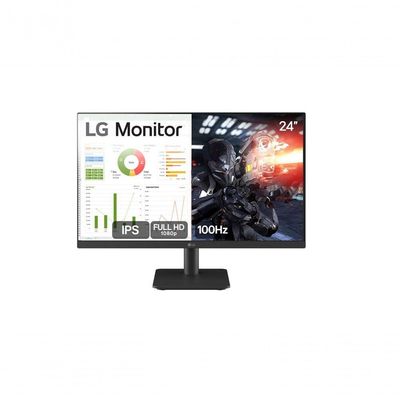 Monitor LG 24 IPS Full HD 100Hz HDMI Ajuste de Inclinação 24MS500-B