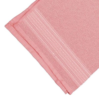 Toalha de Rosto Atlântica Nara 100% Algodão 65x45cm Rosa Pó