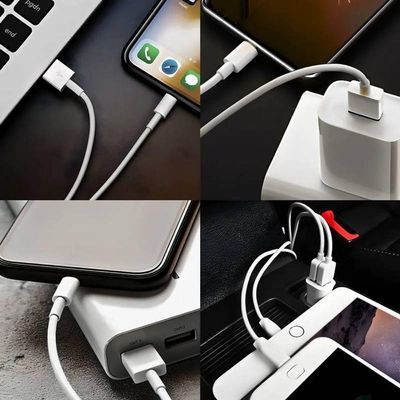 Cabo Lightning Conector Usb 01 Metro Carrega Transfere Dados