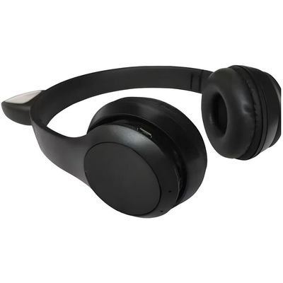 Fone Sem Fio Preto Dobrável Bluetooth Orelha Gatinho Led