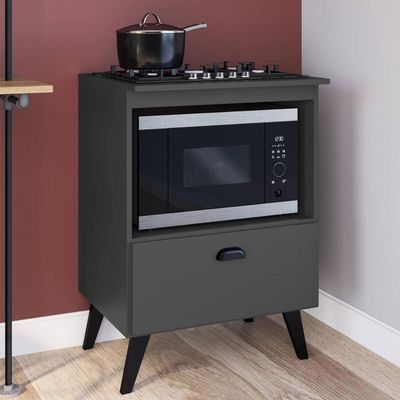 Balcão Com Porta Basculante Para Forno E Cooktop 4 Bocas Bogotá