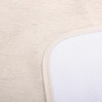 Tapete Antiderrapante Buettner Toque Pele de Coelho Rabbit 40cmx60cm Palha