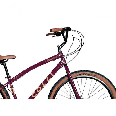 Bicicleta Aro 29 Colli Vancouver Confort 21 Marchas Freio A Disco Roxo