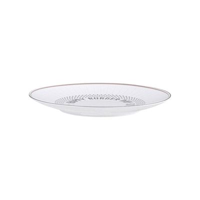 Prato Raso Tramontina Chicago Em Porcelana Decorada 25 Cm Tramontina