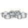 Jogo Panelas Tramontina Solar Inox 7 Peças Fundo Triplo