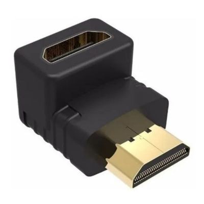 2 X Adaptadores Hdmi Curva 90 Graus Tv Parede