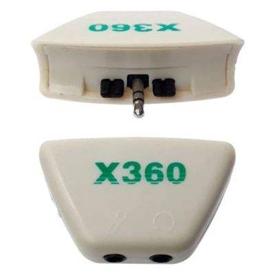 Adaptador Conversor De Fone De Ouvido E Mic Para Xbox 360