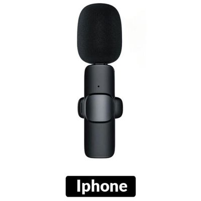 Microfone Lapela Wireless Sem Fio Conexão Lightning Ios