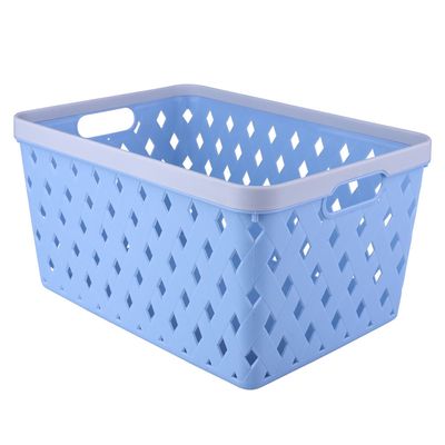 Cesto Organizador Cazza Grid Plástico 15,3L - Item Sortido