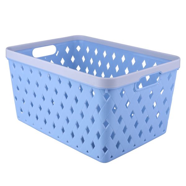 Cesto Organizador Cazza Grid Plástico 15,3L - Item Sortido