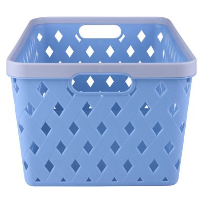 Cesto Organizador Cazza Grid Plástico 15,3L - Item Sortido