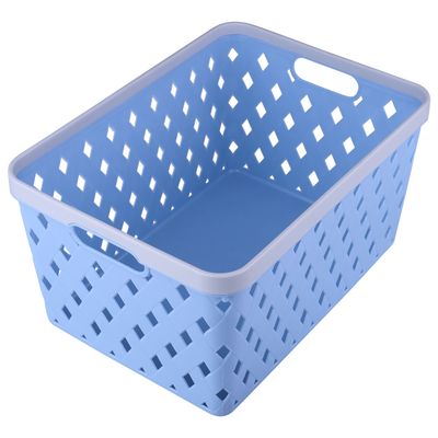 Cesto Organizador Cazza Grid Plástico 15,3L - Item Sortido