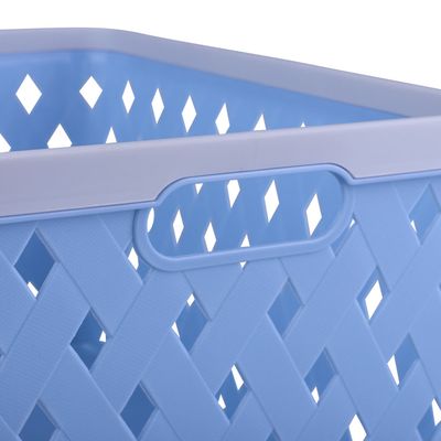 Cesto Organizador Cazza Grid Plástico 15,3L - Item Sortido