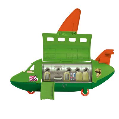 Avião Jurássico Samba Toys com 5 Peças