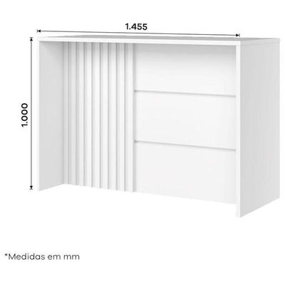 Bancada Gourmet Ambiente Americana Branco Hp – Henn