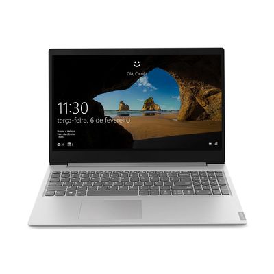Notebook Lenovo Ideapad S145-15API Ryzen 3 8GB 256GB Tela 15.6" Windows 10 Prata