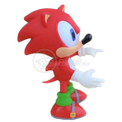 Boneco Knuckles The Echidna Grande Super Size 23Cm - Sonic