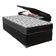 Cama Ortobom D33 Solteiro Com Box Baú Bege Iso100 Preto