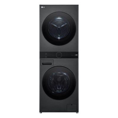 Lava e Seca Torre WashTower 14kg Black Inox 127V