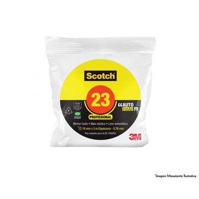 Fita Borracha Alta Tensao 3M 19Mmx05M (Autofusao) Blister