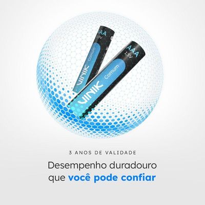 Pilha Comum Aaa C-4 1.5v - Vp3ab4c