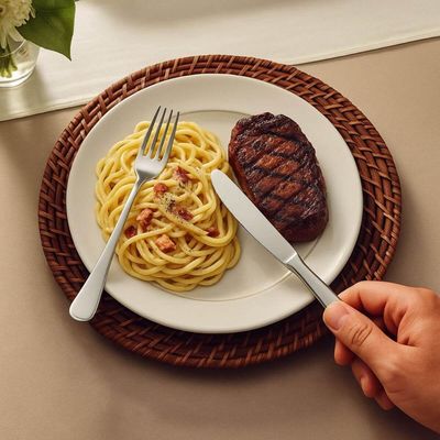 Jogo 12 Facas De Mesa 20cm Siena Aço Inox Brinox Peças Cozinha Jantar Almoço