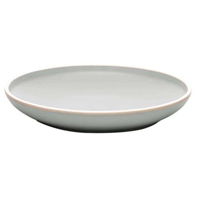 Jogo 24 Pratos De Sobremesa Melamina Class Cinza 21,5cm Wolff Cozinha Restaurante Buffet Servir Peti