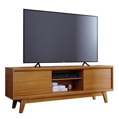 Rack Bancada Atlas Para De 70 Polegadas - Madetec Cumaru