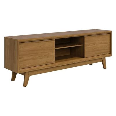 Rack Bancada Atlas Para De 70 Polegadas - Madetec Cumaru