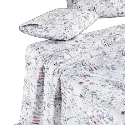 Jogo de Cama Lençol Queen Sensuale Percale 200 Fios 4 Peças - Protea - 80% Algodão, 20% Poliéster